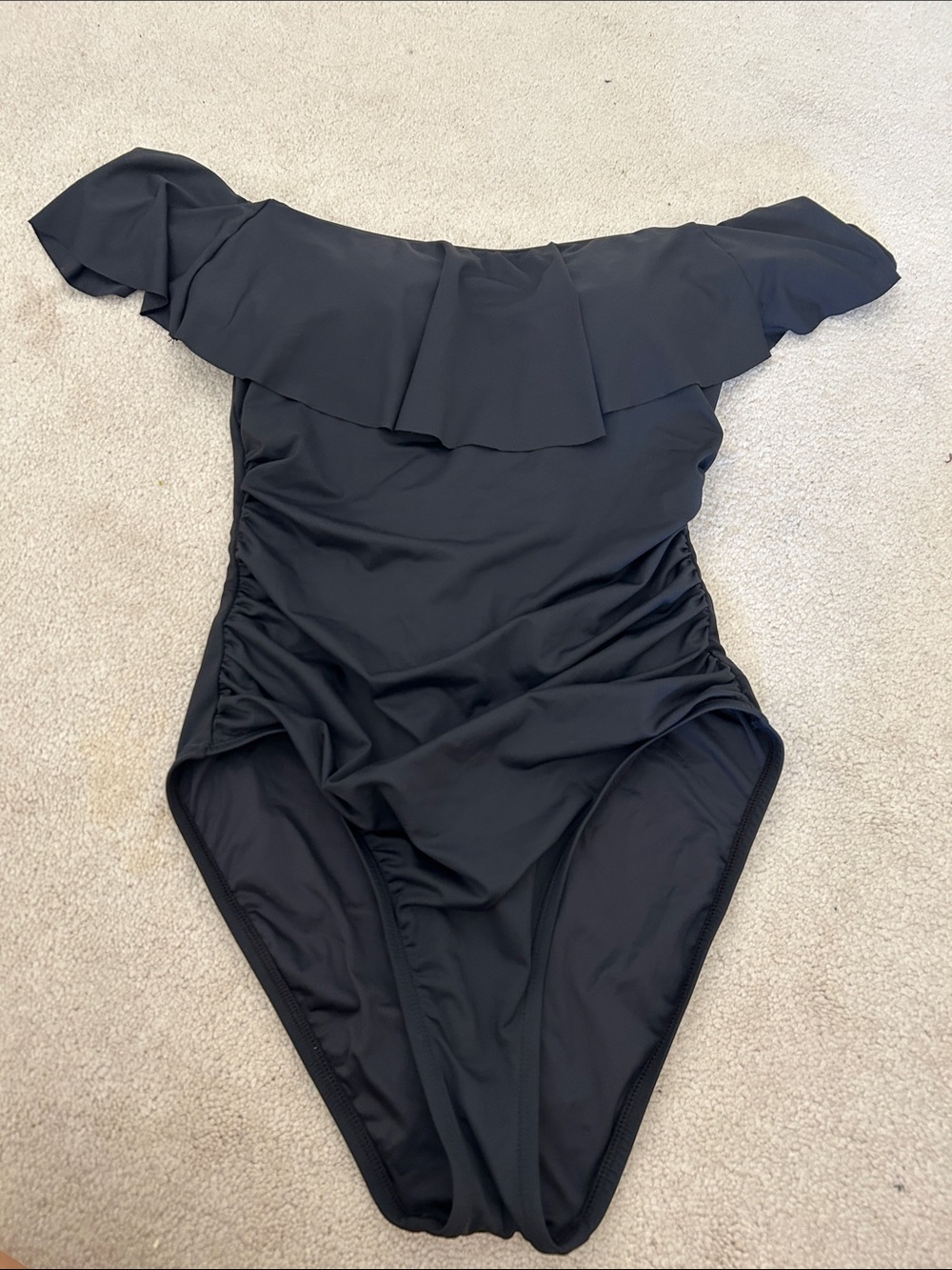 La Blanca black one-piece swimsuit